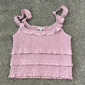 Pink S Crop top, barely worn